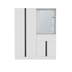 Minden Eco Armoire, Bedroom, White