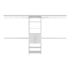 Taos Closet Organization System, Badroom, White