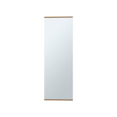Wall Mounted Shoe Rack With Mirror Chimg, Bedroom, Macadamia