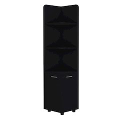 Freestanding Cabinet Kairatu , Bathroom, Black