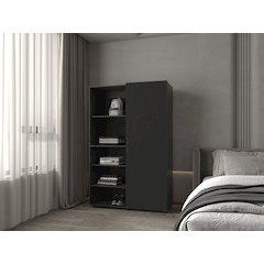 Tunica Armoire, Bedroom, Black