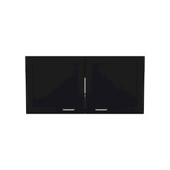 Utica Wall Cabinet, Kitchen, Black