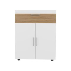 Moab Shoe Rack, Living Room, White/Macadamia