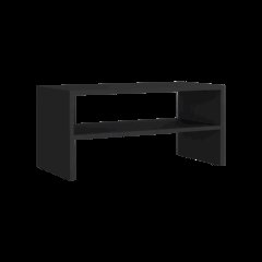 Stackable Shoe Rack Howard, Bedroom, Black