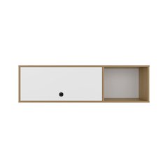 Tuckerman Wall Cabinet,  White/Macadamia