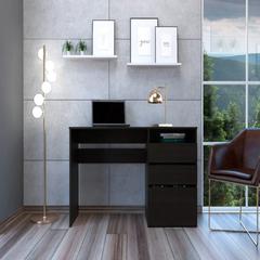 Computer Desk San Diego, One Shelf, Black Wengue Finish