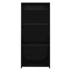 Bookcase Piney, Office, Black