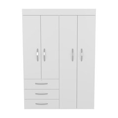 Mobile Velvet Armoire, Bedroom, White