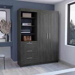Armoire Rumanu, Bedroom, Smoky Oak