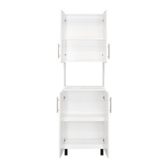 Perry Kitchen Pantry, White