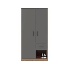 Castleford Armoire, Bedroom, Gray/Macadamia