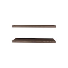 Floating Shelf Dallas, Living Room, Dark Walnut