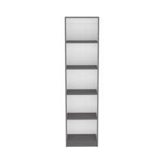 Bookcase XS Benzoni, Office, Matt Gray / White