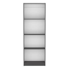 Bookcase Benzoni, Office, Matt Gray / White