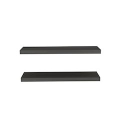 Floating Shelf Dallas, Living Room, Matt Gray