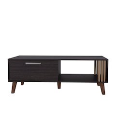 Barrville Coffee table, Living Room, Black/Light Oak