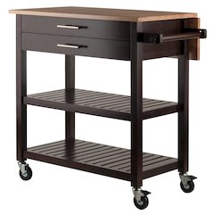 Kitchen Island on Wheels – Rolling Kitchen Island Cart with Ample Storage