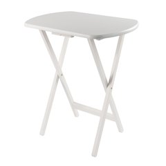 Corbett 5-Pc Oversized Snack Table Set, White