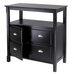 Buffet Table, Two Door Cabinet, Sideboard Server Console