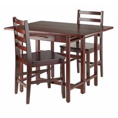 Taylor 3-Pc Set Drop Leaf Table w/ Ladder Back Chair