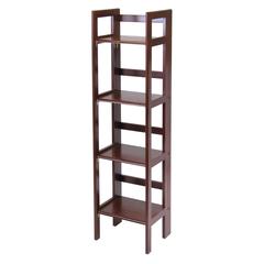 Terry Folding Bookcase Antique Walnut