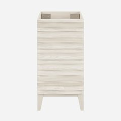 Cascade 18" Freestanding Bathroom Vanity Cabinet without Top in White Oak