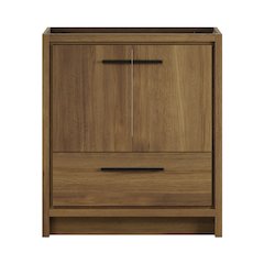 Virage 30" Freestanding Bathroom Vanity in Brown Oak without Sink Top