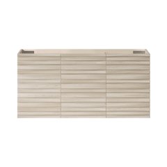 Cascade 48" Wall-Mounted Bathroom Vanity Cabinet without Top in White Oak