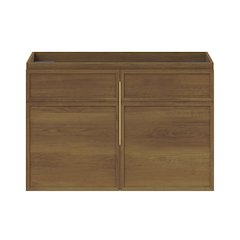 St. Tropez 30" Wall-Mounted Bathroom Vanity Cabinet without Top in Brown Oak