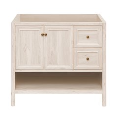 Château 36" Freestanding Bathroom Vanity Cabinet without Top in White Oak