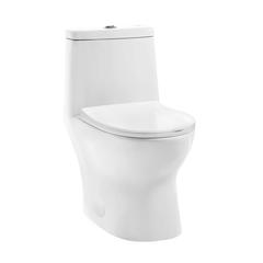 Ivy One-Piece Elongated Toilet Vortex Dual-Flush 1.1/1.6 gpf