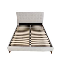 Myla Upholstered Queen Bed In A Box W/ Nightstands