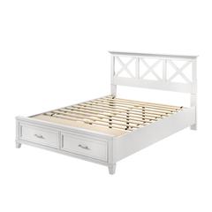 White Nova Ii King X Storage Bed