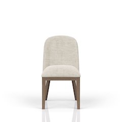 Elements Shelter Upholstered Chair - In Cocoa Finish