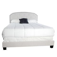 Olivia Upholstered King Bed In A Box