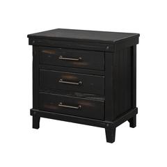 Spruce Creek Black Nightstand