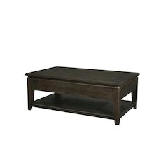 Mahogany Lift Top Cocktail Table – Modern Coffee Table with Storage