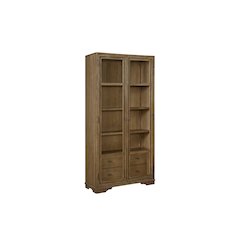 Magnolia Tall Display Cabinet - Almond