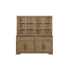 Magnolia 2 Piece Cabinet (Hutch & Buffet) - Cashew