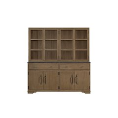 Magnolia 2 Piece Cabinet (Hutch & Buffet) - Almond