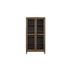 Aurora Latte & Peppercorn Display Cabinet