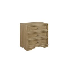 Magnolia 3 Drawer Nightstand - Cashew