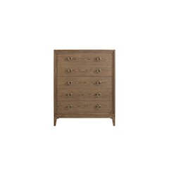 Aurora 5 Drawer Chest - Latte