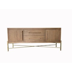 Aurora Latte Metal Base Sideboard