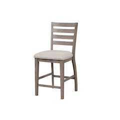 Will Counter Stools in Gray / Brown Finish