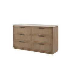 Transitional Elements Dresser - Oak Veneer Drawer Fronts - Toffee