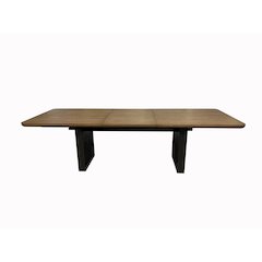 Aurora Double Pedestal Table W/ Leaf