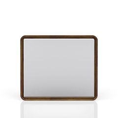 Summerfield Mirror in Walnut Finish