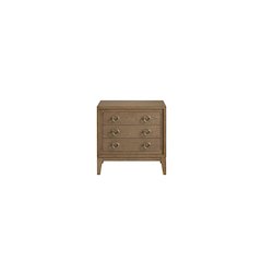Aurora 3 Drawer Nightstand W/ USB - Latte