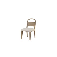 Elements Wood Arch Back Chair - In Toffee Finish